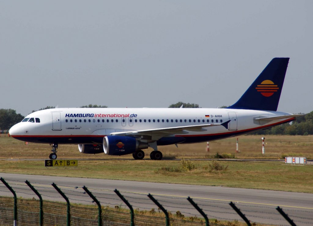 Hamburg International, D-AHIH, Airbus A 319-100, 2009.09.08, NRN, Weeze, Germany