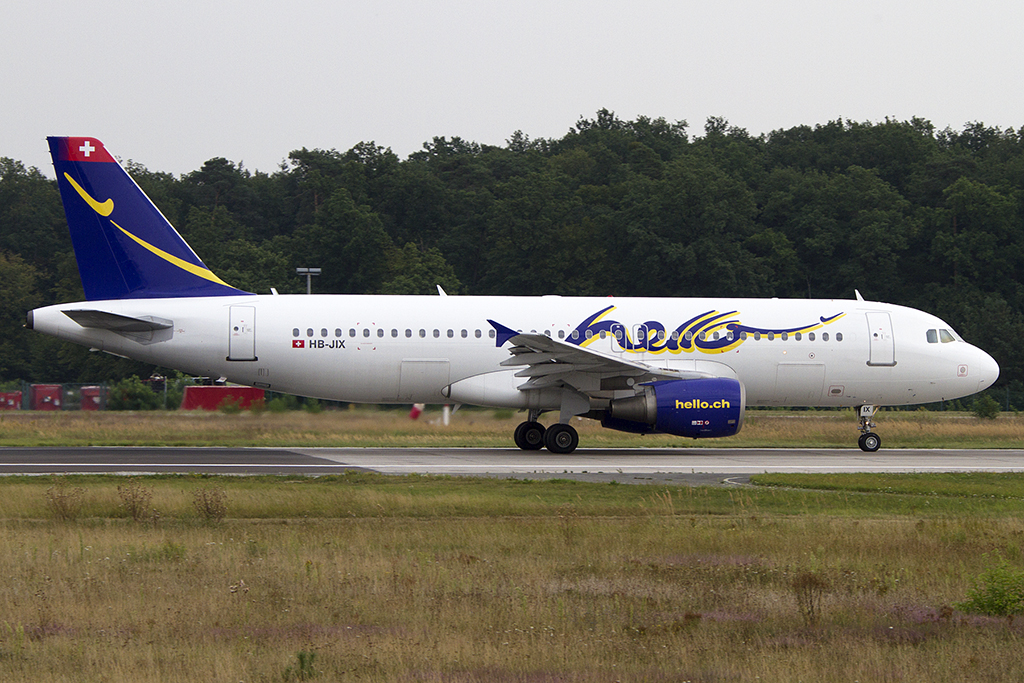 Hello, HB-JIX, Airbus, A320-214, 21.08.2012, FRA, Frankfurt, Germany 





