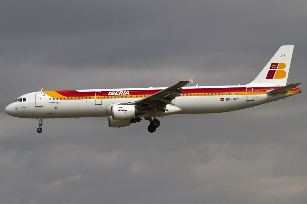 Iberia, EC-JMR, Airbus, A321-211, 10.09.2010, BCN, Barcelona, Spain


