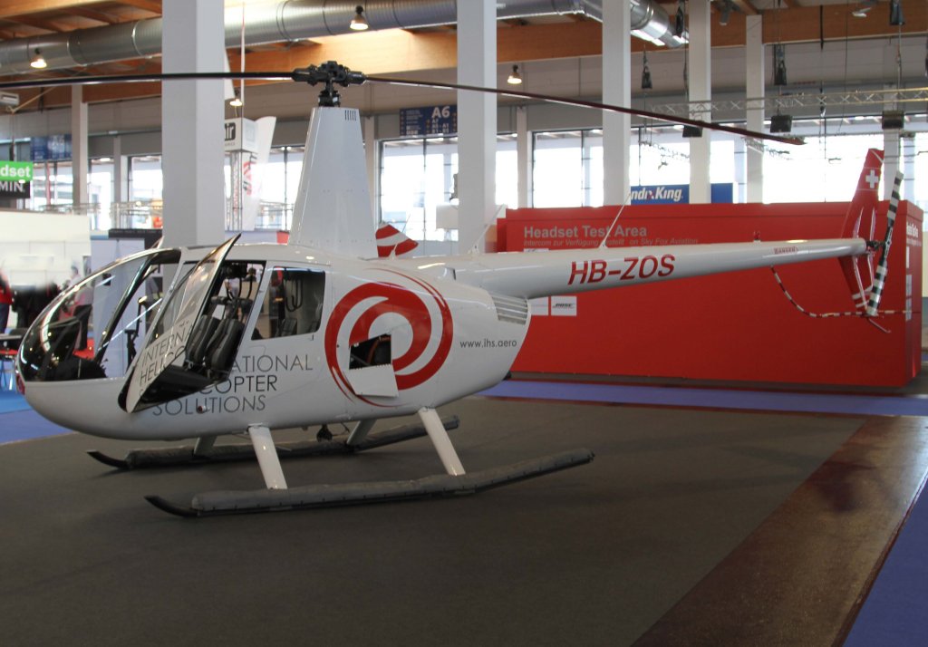 International Helicopter Solutions, HB-ZOS, Robinson, R-44, 24.04.2013, Aero 2013 (EDNY-FDH), Friedrichshafen, Germany