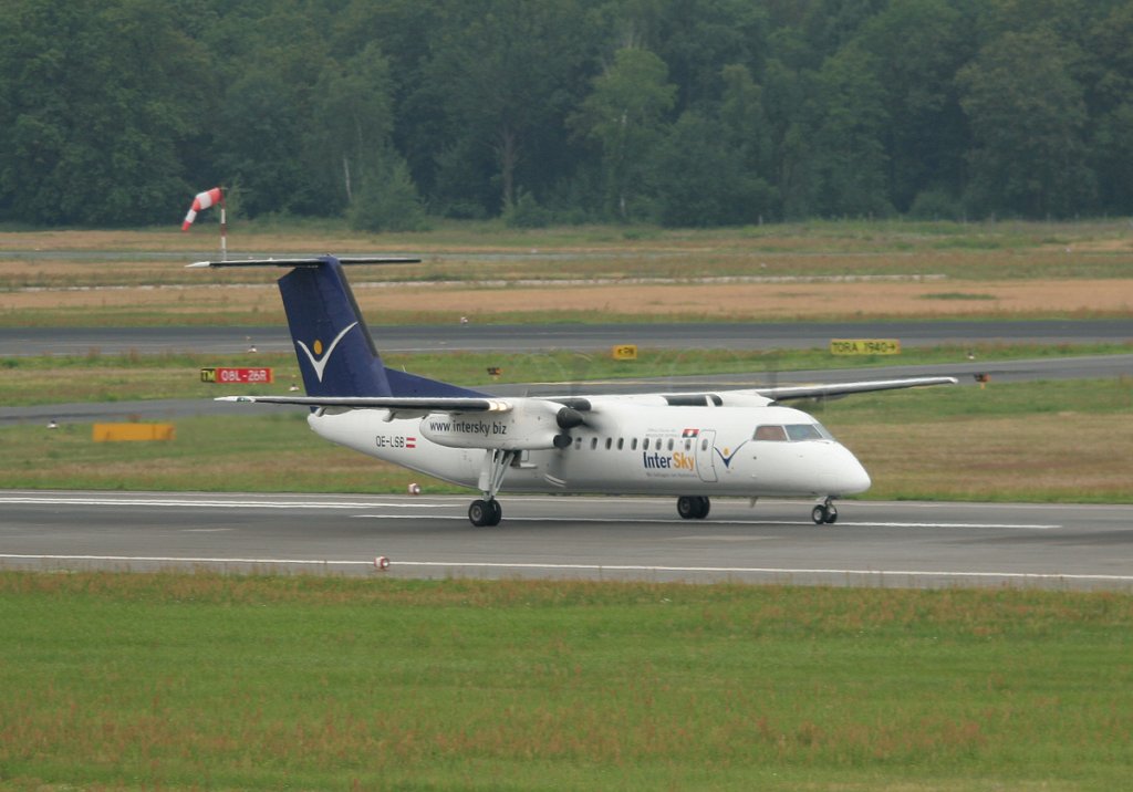 InterSky De Havilland Canada DHC-314Q OE-LSB beim Start in Berlin-Tegel am 03.07.2012