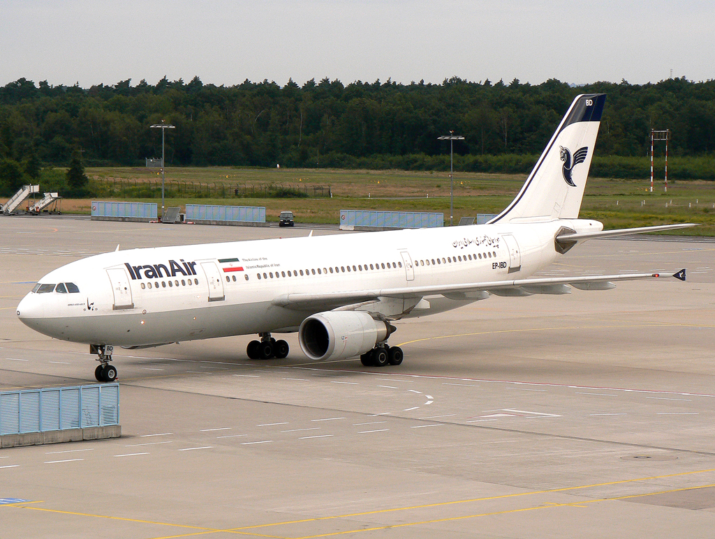 Iran A-300 B4-600 EP-IPD rollt ans Gate in CGN / EDDK / Köln Bonn am 19.08.2007