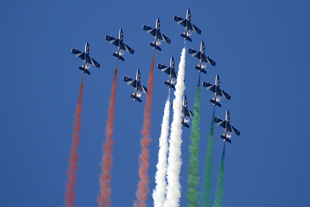 Italy - Air Force, Aermacchi, MB-339PAN, 07.08.2010, LHKE, Kecskemet, Hungary 

