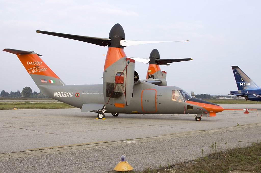 Italy - Air Force, N609AG, Bell Agusta, BA-609 Tilt-Rotor, 04.10.2009, LIMN, Cameri, Italy 

