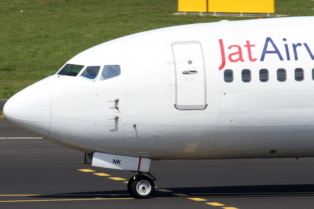 JAT Airways, YU-ANK, Boeing, 737-300 (Bug/Nose), 11.08.2012, DUS-EDDL, Dsseldorf, Germany 