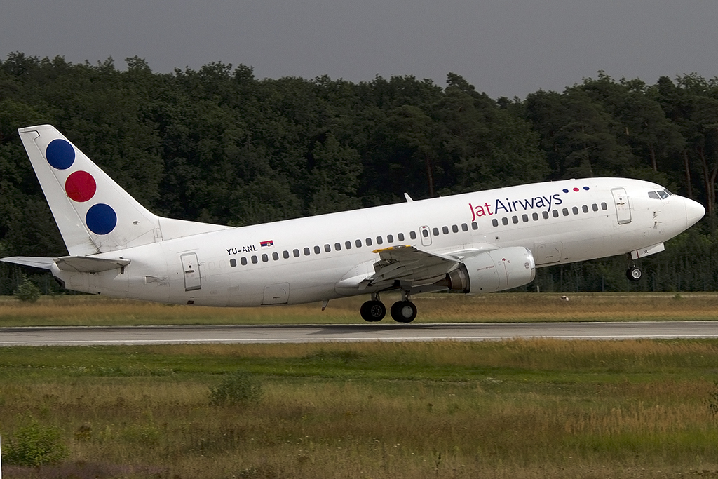 JAT, YU-ANL, Boeing, B737-3H9, 21.08.2012, FRA, Frankfurt, Germany



