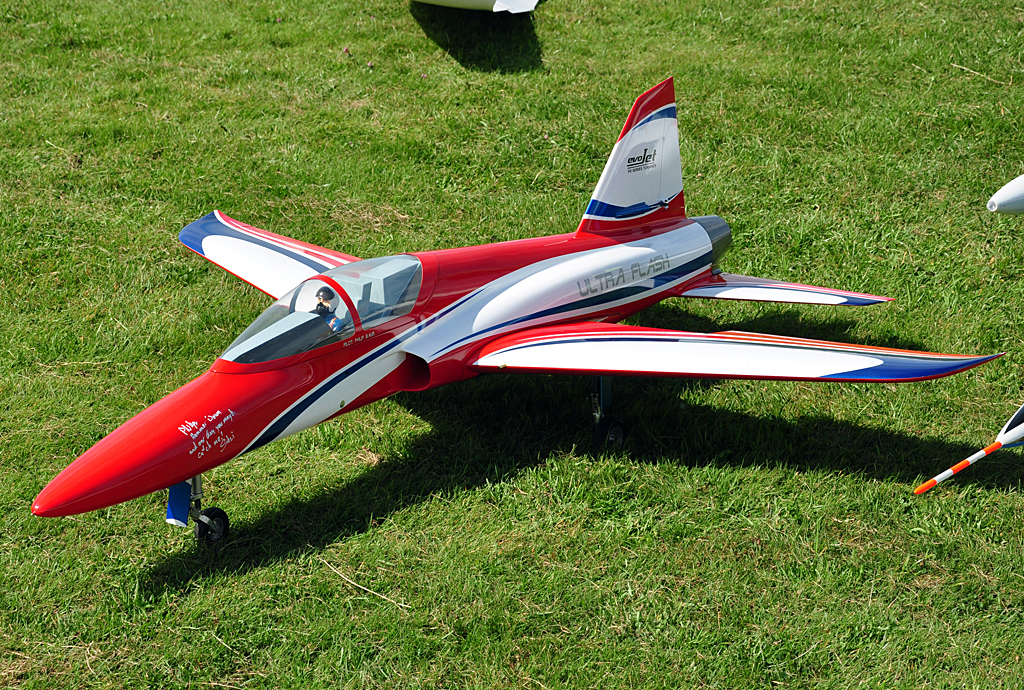 Jet-Flugmodell beim Flugplatzfest in Wershofen - 02.09.2012