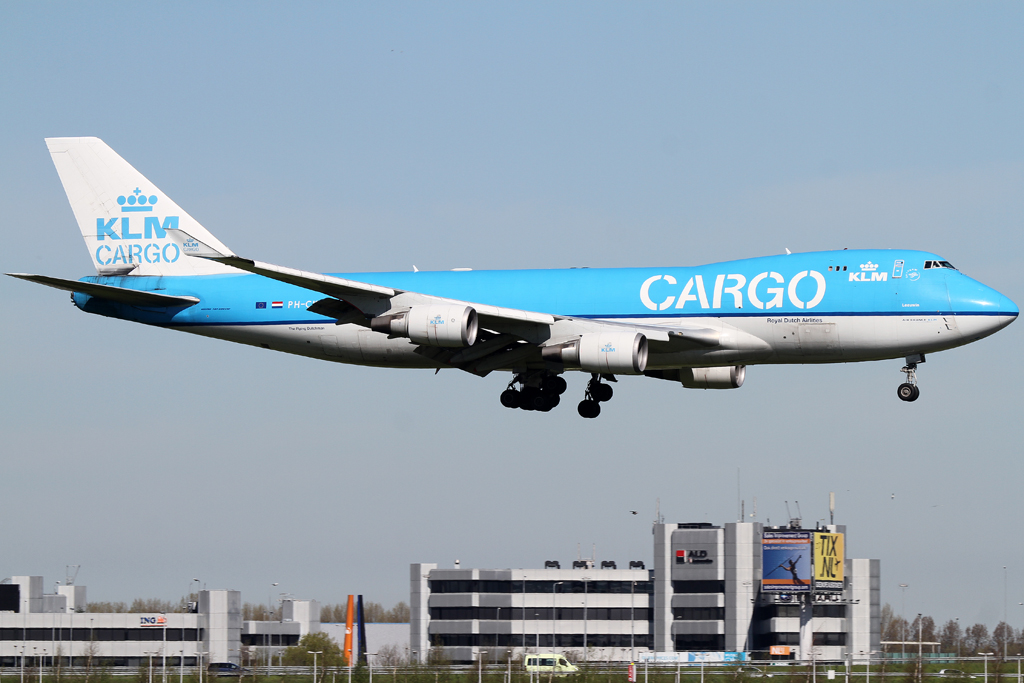 KLM Cargo Boeing 747 400F AMS 30.04.2012