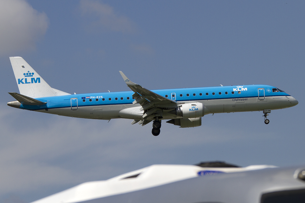 KLM - Cityhopper, PH-EZS, Embraer, ERJ-190LR, 14.05.2013, TLS, Toulouse, France 




