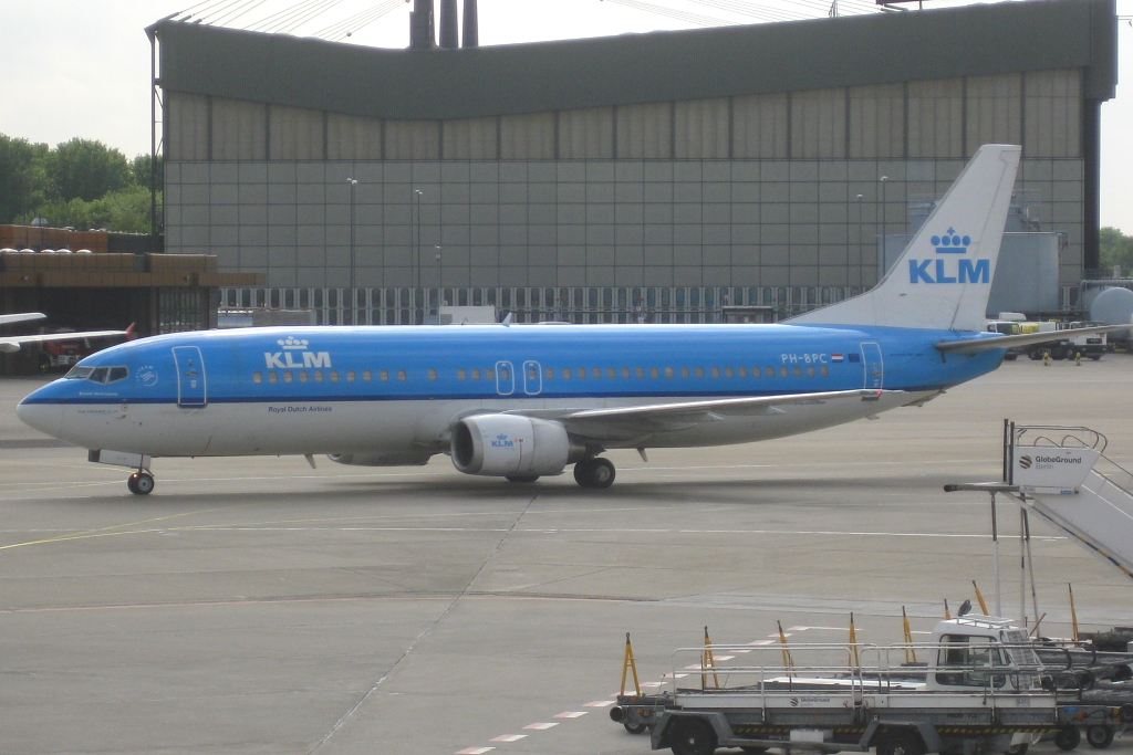 KLM - Royal Dutch Airlines 
Boeing 737-4Y0 
PH-BPC 
TXL Berlin [Tegel], Germany
21.06.11