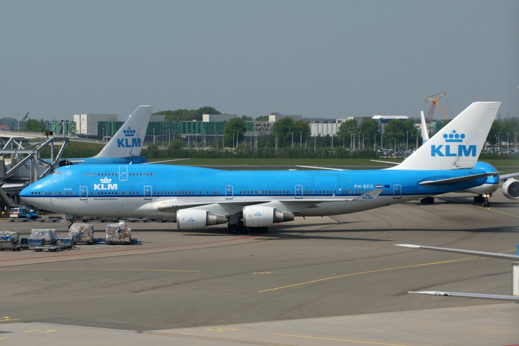 KLM Royal Dutch Airlines, PH-BFO  Orlando - City of Orlando , Boeing, 747-400 M, 25.05.2012, AMS-EHAM, Amsterdam (Schiphol), Niederlande 