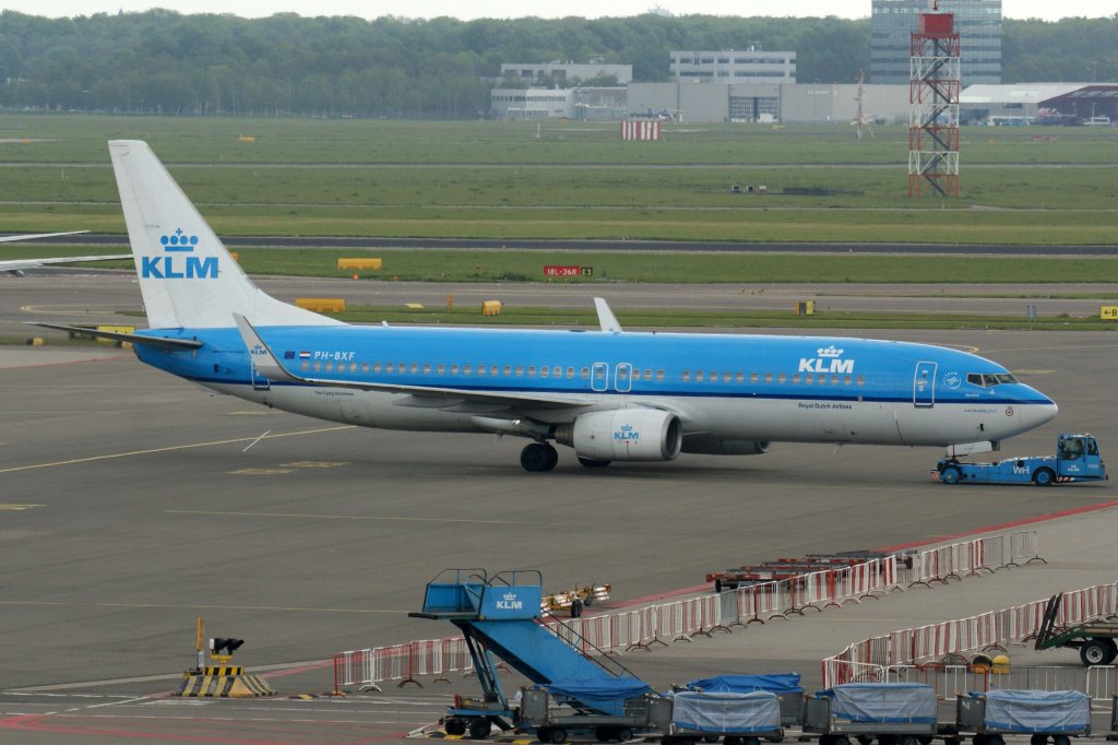 KLM Royal Dutch Airlines, PH-BXF  Zwaluw - Swallow , Boeing, 737-800 wl, 25.05.2012, AMS-EHAM, Amsterdam (Schiphol), Niederlande 