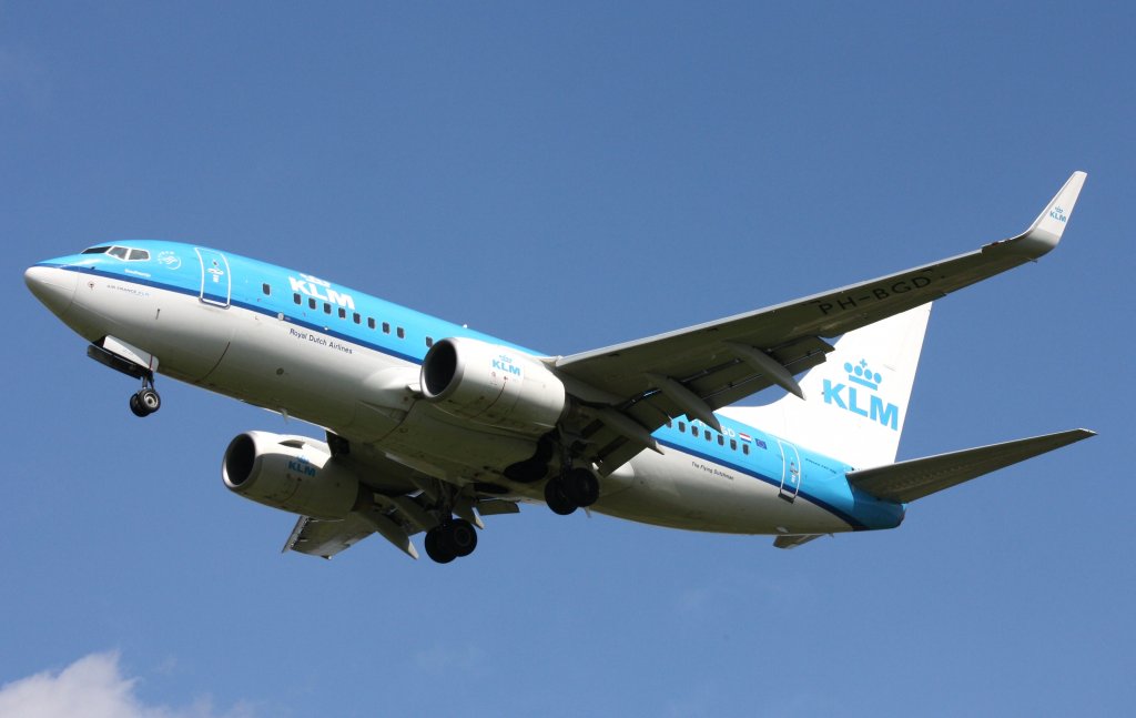 KLM Royal Dutch Airlines,PH-BGD,(c/n30366),Boeing 737-7K2(WL),05.05.2013,HAM-EDDH,Hamburg,Germany