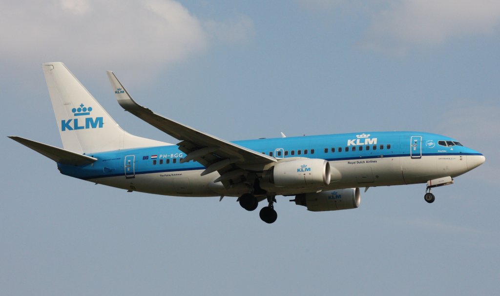 KLM Royal Dutch Airlines,PH-BGG,(c/n30367),Boeing 737-7K2(WL),20.04.2012,HAM-EDDH,Hamburg,Germany