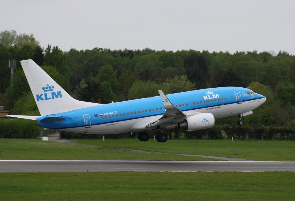 KLM Royal Dutch Airlines,PH-BGQ,(c/n39256),Boeing 737-7K2(WL),06.05.2012,HAM-EDDH,Hamburg,Germany