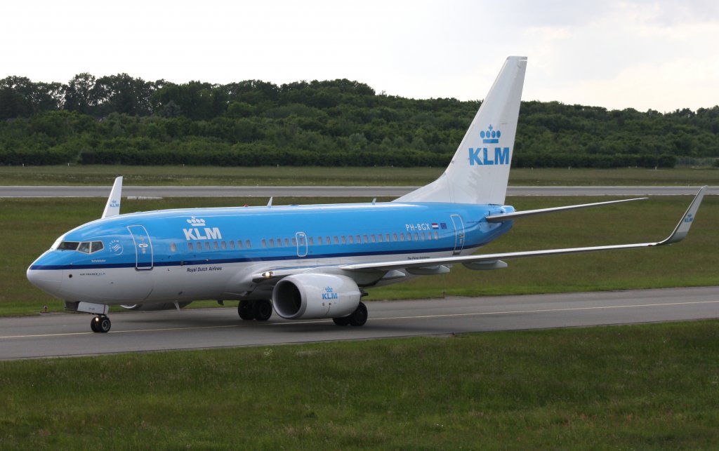 KLM Royal Dutch Airlines,PH-BGX,(c/n38635),Boeing 737-7K2(WL),01.06.2012,HAM-EDDH,Hamburg,Germany