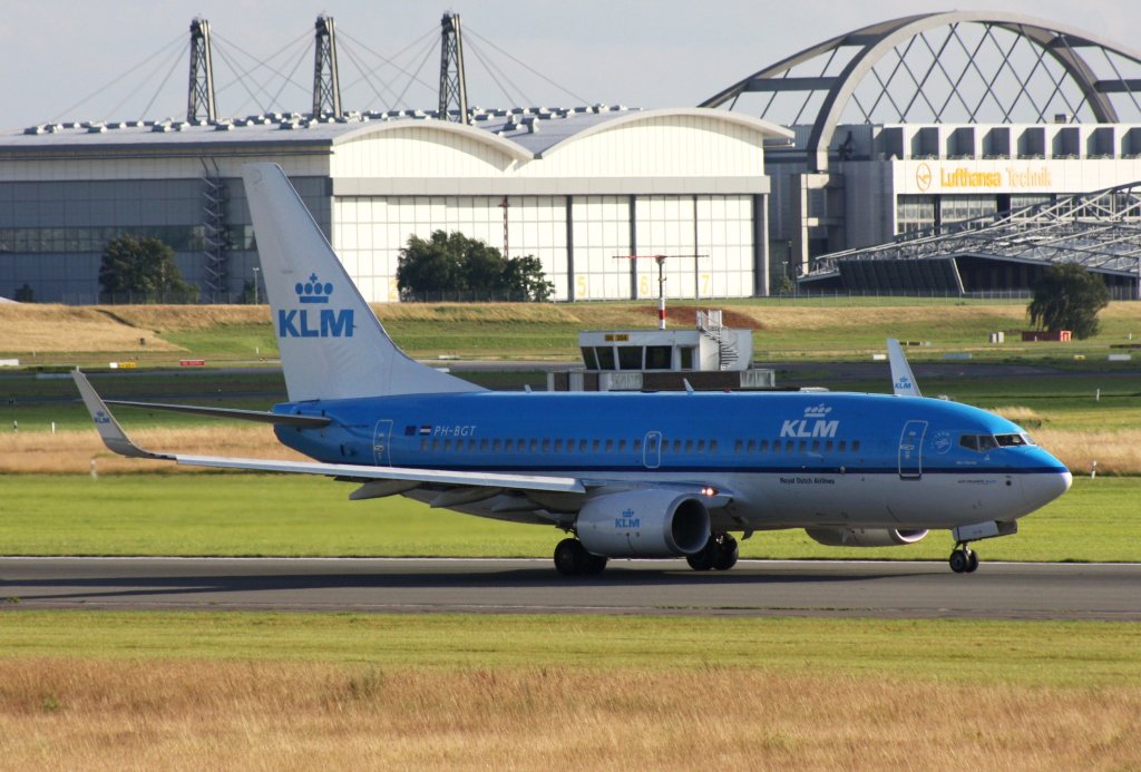 KLM Royal Dutsch Airlines,PH-BGT,(c/n38634),Boeing 737-7K5(WL),17.07.2012,HAM-EDDH,Hamburg,Germany
