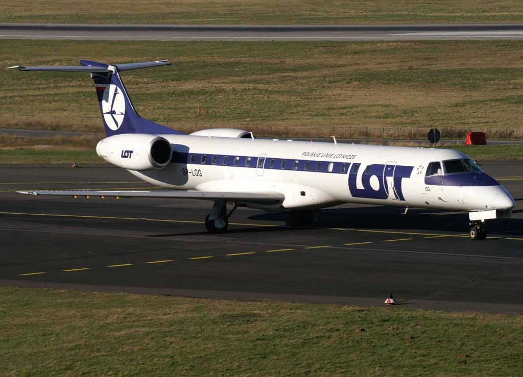 LOT Polish Airlines, SP-LGG, Embraer RJ-145 EP, 2008.02.09, DUS, Dsseldorf, Germany
