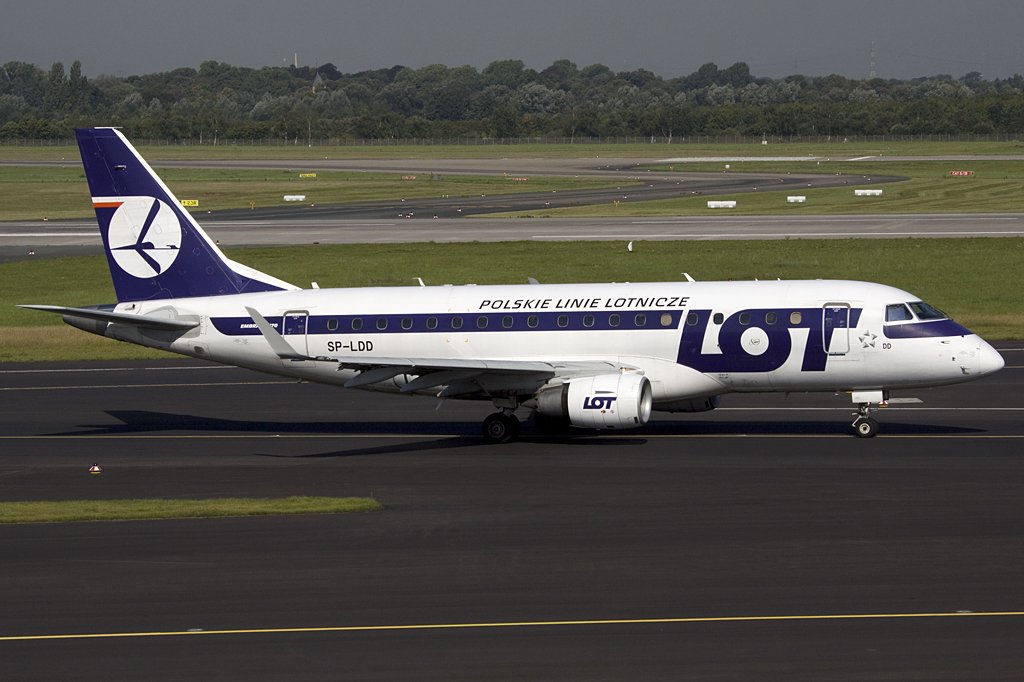 LOT, SP-LDD, Embraer, 170-100ST, 26.08.2009, DUS, Duesseldorf, Germany 


