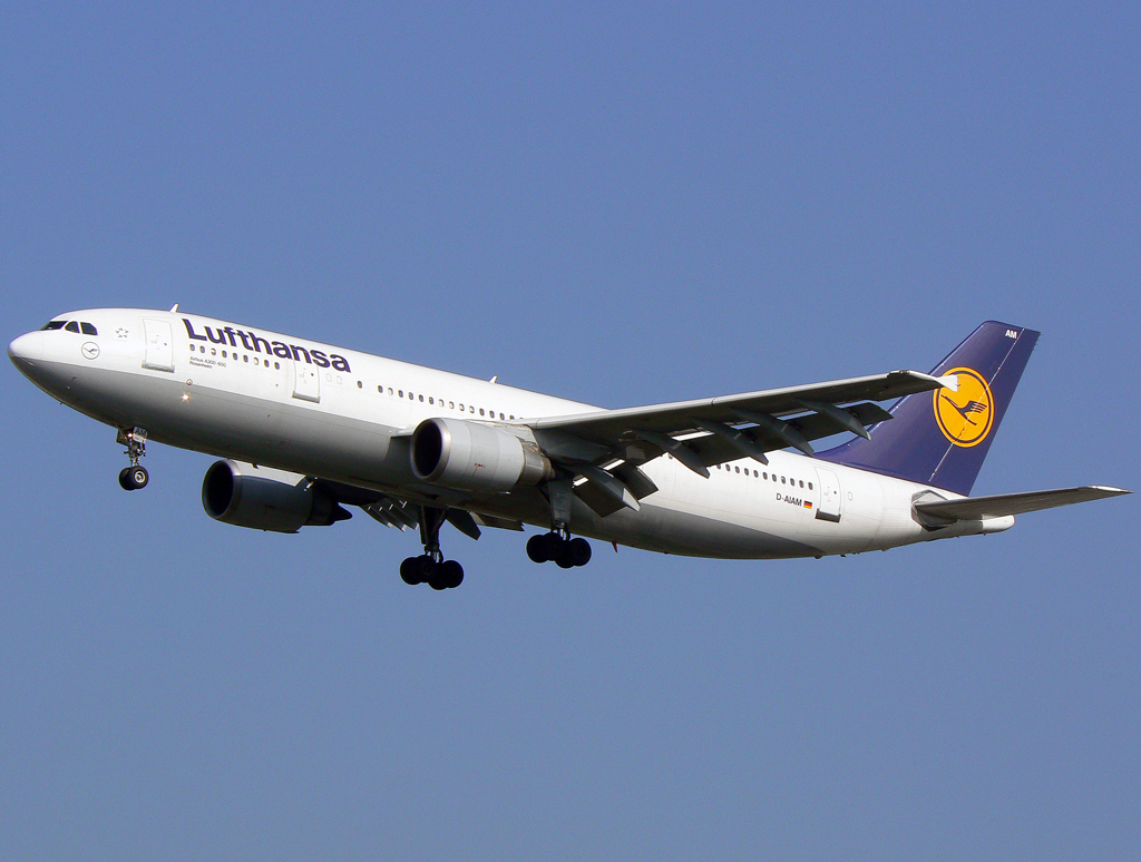 Lufthansa A-300 B4-600 D-AIAM im Anflug auf 25L in FRA / EDDF / Frankfurt am 23.09.2007