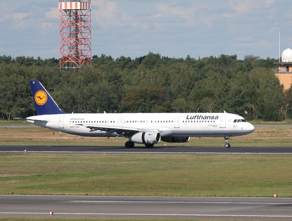 Lufthansa A 321-231 D-AISI  Bergheim  nach der Landung in Berlin-Tegel am 05.09.2010