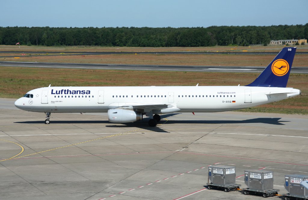 Lufthansa A 321-231 D-AISQ  Lindau  bei der Ankunft in Berlin-Tegel am 02.06.2011