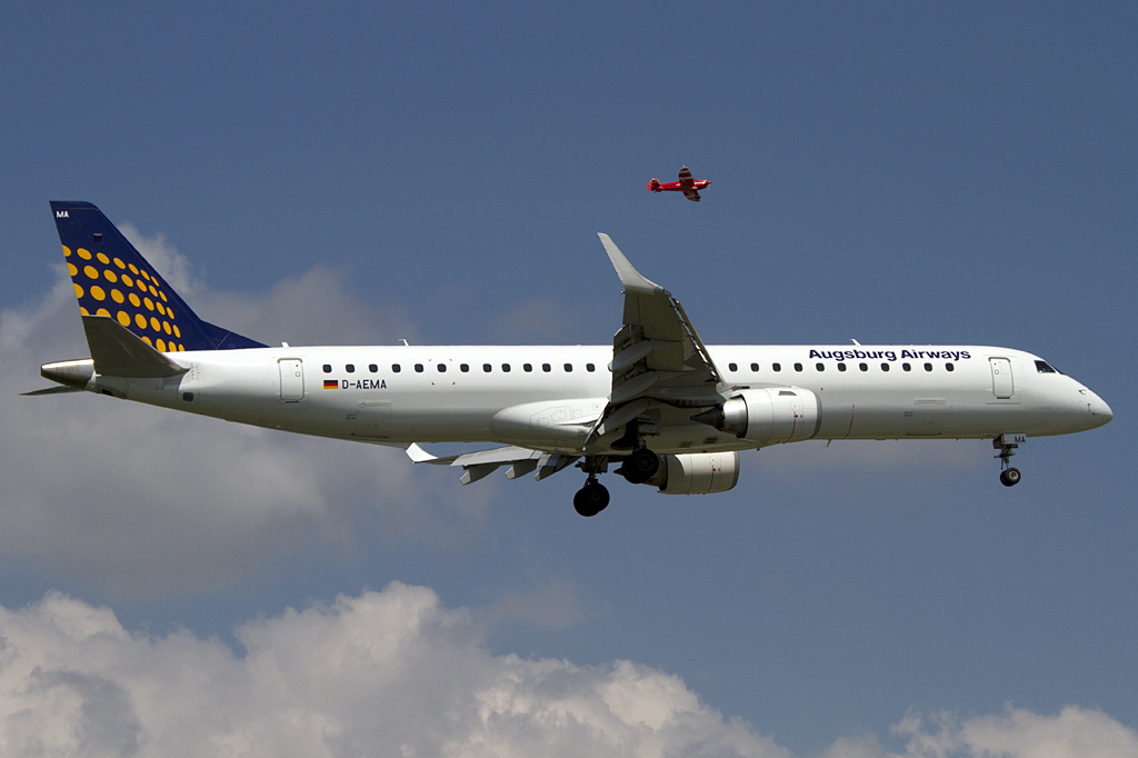 Lufthansa - Augsburg Airways, D-AEMA, Embraer, EMB-195LR, 31.07.2011, GVA, Geneve, Switzerland 



