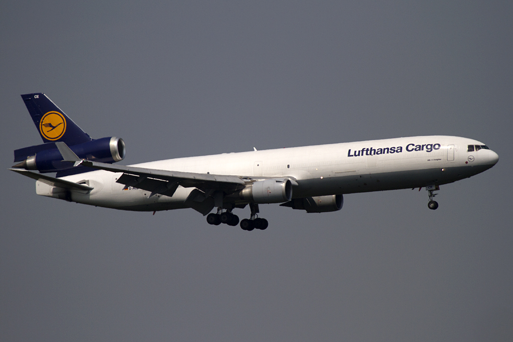 Lufthansa - Cargo, D-ALCE, McDonnell Douglas, MD-11F, 24.04.2011, FRA, Frankfurt, Germany 




