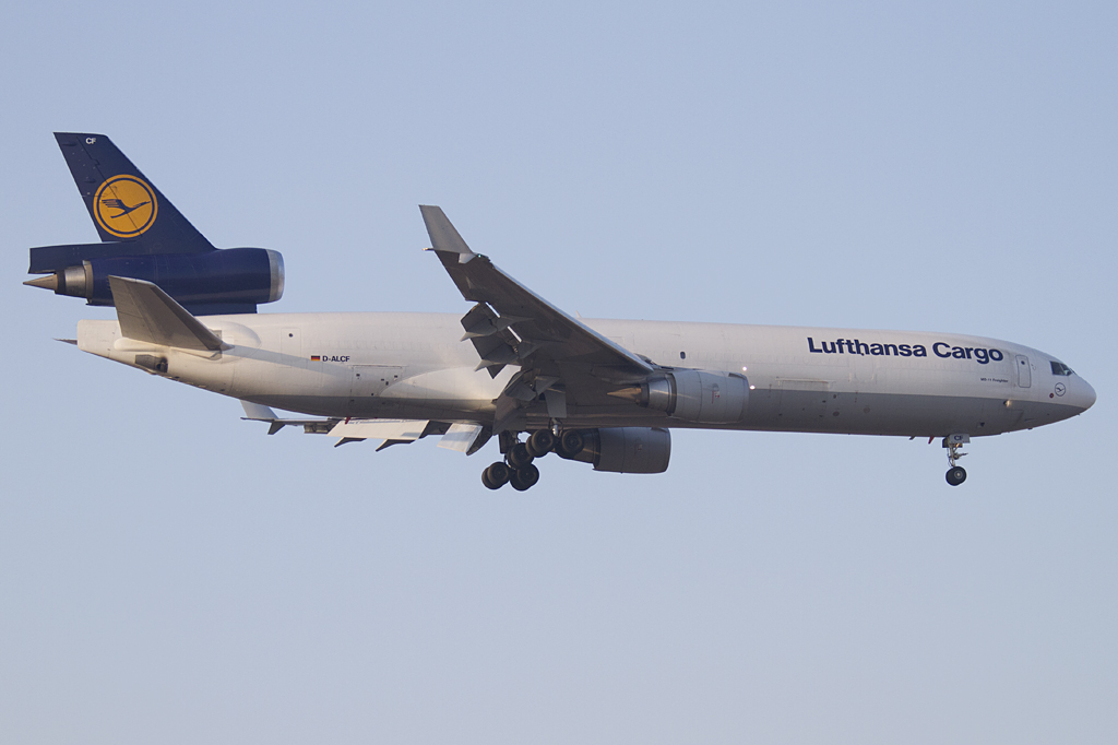 Lufthansa - Cargo, D-ALCF, McDonnell Douglas, MD11F, 22.02.2011, FRA, Frankfurt, Germany 




