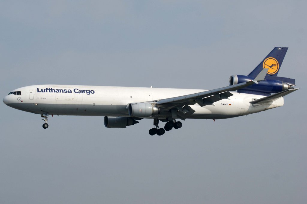Lufthansa (Cargo), D-ALCG, Boeing (McDonnell-Douglas) MD-11 F, 13.04.2012, FRA-EDDF, Frankfurt, Germany