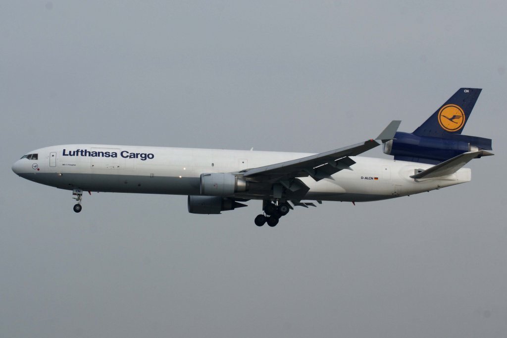Lufthansa (Cargo), D-ALCN, Boeing (McDonnell-Douglas) MD-11 F, 13.04.2012, FRA-EDDF, Frankfurt, Germany
