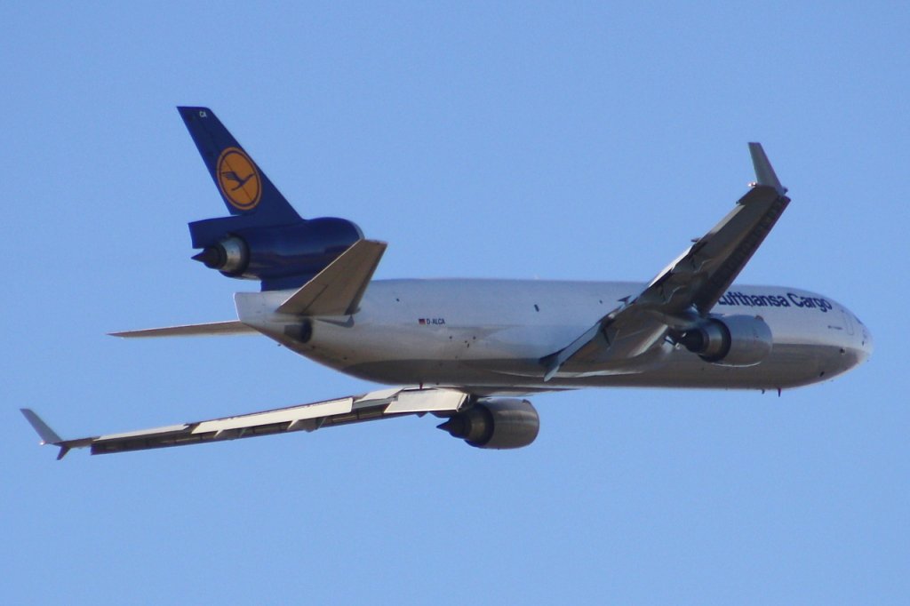 Lufthansa Cargo 
McDonnell Douglas MD-11F 
D-ALCA
FKB Karlsruhe/Baden-Baden, Germany
07.03.11