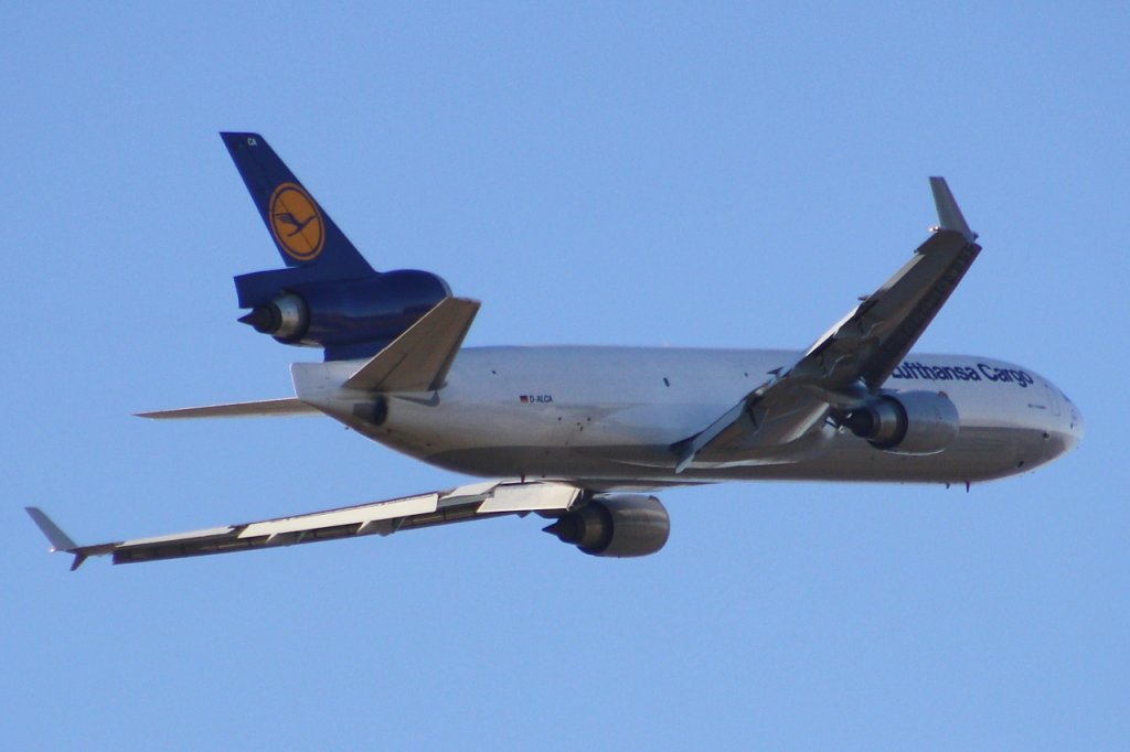 Lufthansa Cargo 
McDonnell Douglas MD-11F 
D-ALCA
FKB Karlsruhe/Baden-Baden, Germany
07.03.11