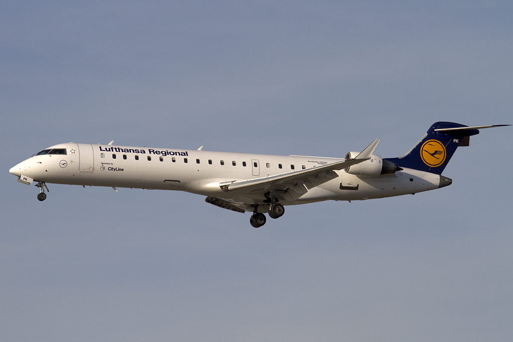 Lufthansa - City Line, D-ACPK, Bombardier, CRJ-700, 09.02.2011, FRA, Frankfurt, Germany 





