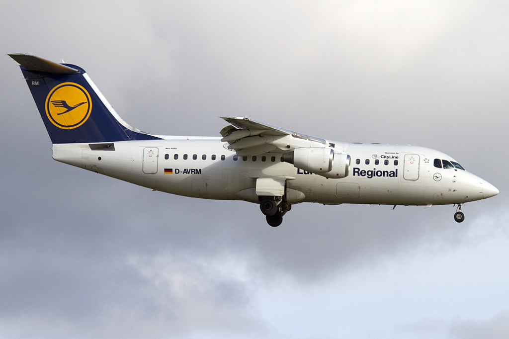 Lufthansa - City Line, D-AVRM, BAe, ARJ-85, 15.01.2011, ZRH, Zuerich, Switzerland 



