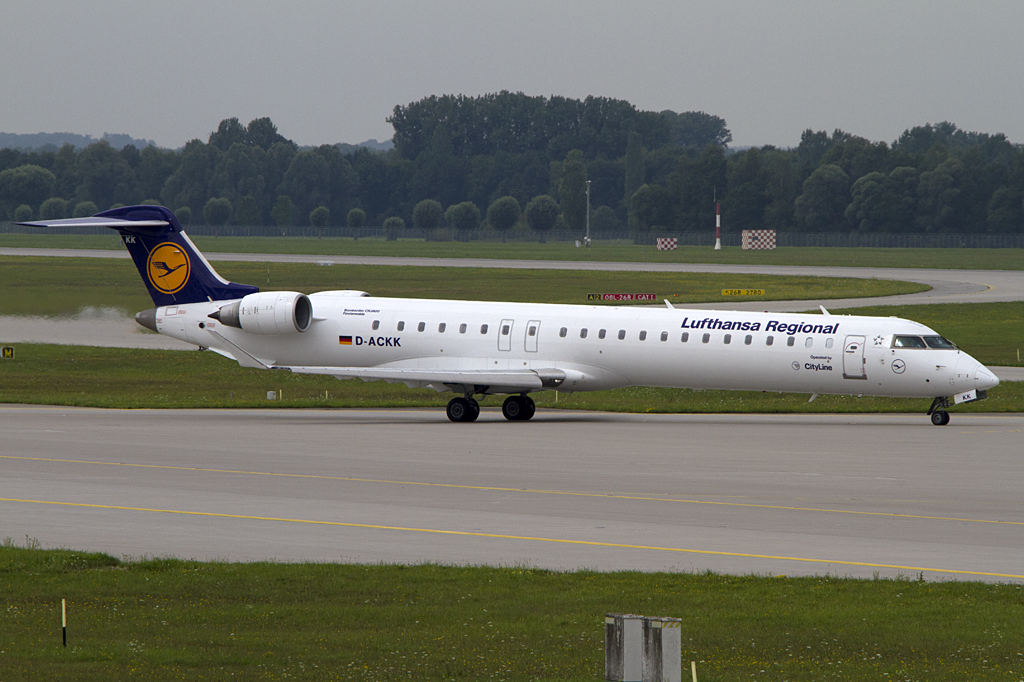 Lufthansa - CityLine, D-ACKK, Bombardier, CRJ-900, 05.08.2011, MUC, Muenchen, Germany


