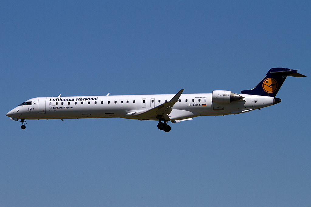 Lufthansa - CityLine, D-ACKK, Bombardier, CRJ-900, 16.05.2012, TLS, Toulouse, France 



