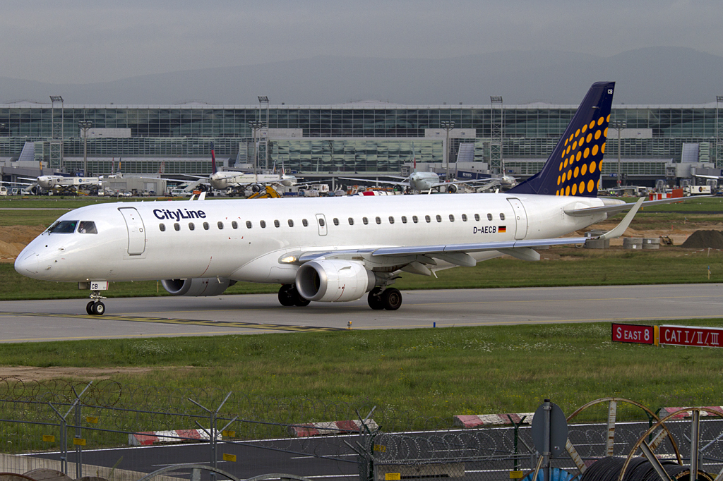 Lufthansa - CityLine, D-AECB, Embraer, ERJ-190, 26.08.2010, FRA, Frankfurt, Germany 



