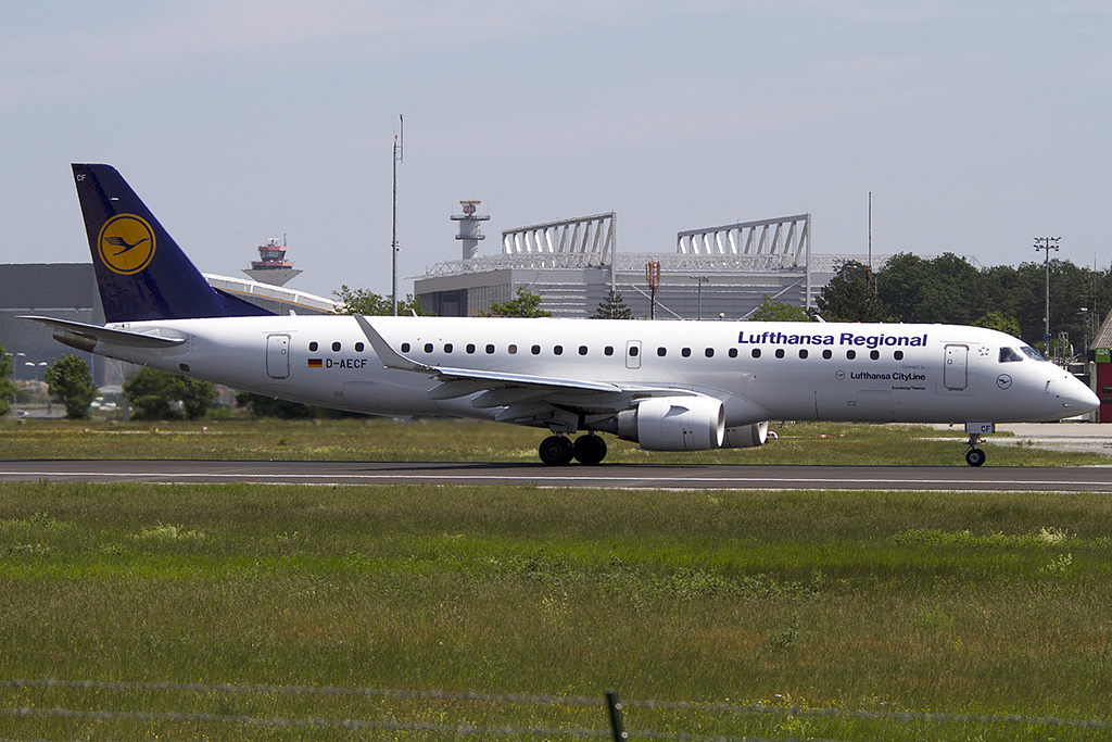 Lufthansa - CityLine, D-AECF, Embraer, ERJ-190, 26.05.2012, FRA, Frankfurt, Germany 





