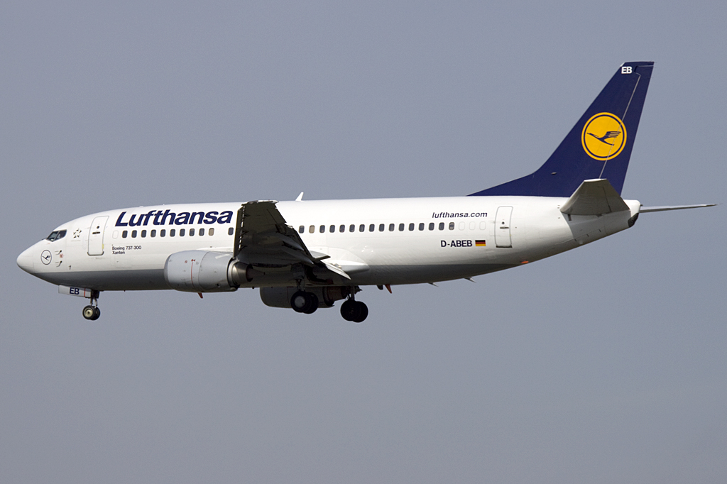 Lufthansa, D-ABEB, Boeing, B737-330, 02.04.2010, FRA, Frankfurt, Germany 



