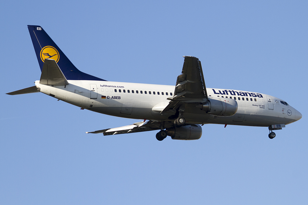 Lufthansa, D-ABEB, Boeing, B737-330, 12.10.2010, FRA, Frankfurt, Germany 




