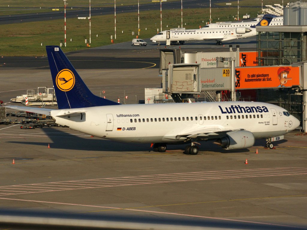 Lufthansa, D-ABEB  Xanten , Boeing 737-300, 13.11.2011, DUS-EDDL, Dsseldorf, Gemany 