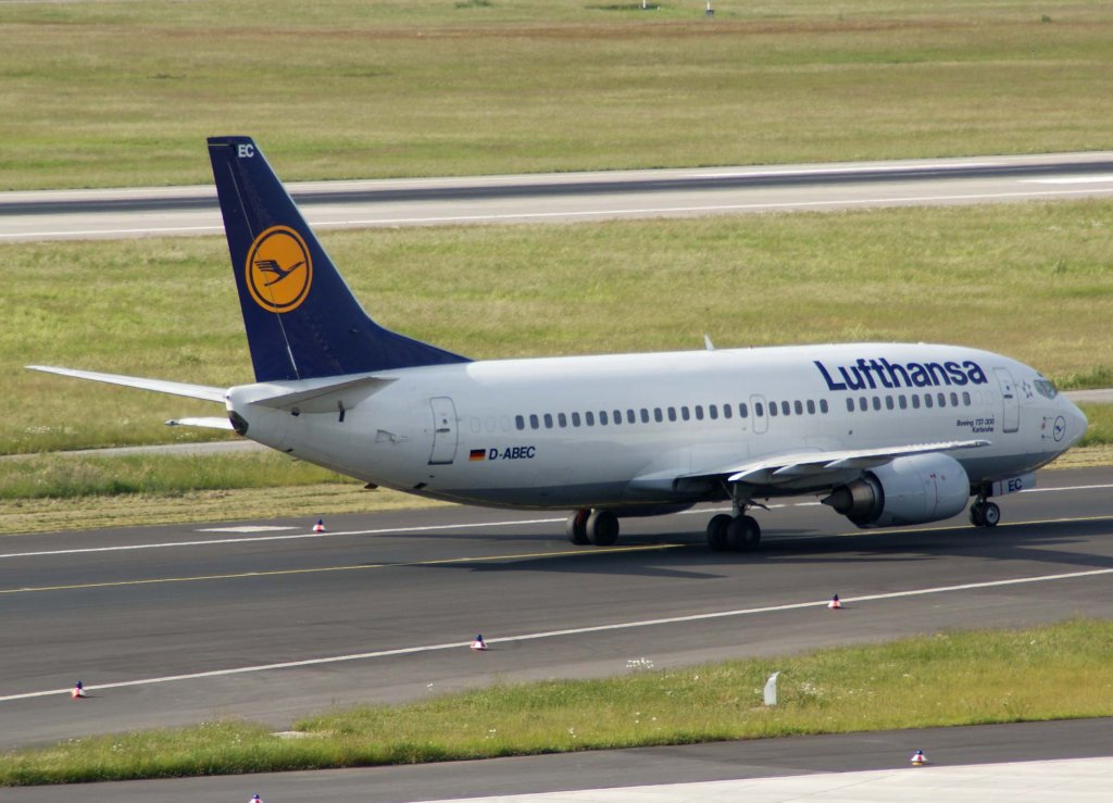 Lufthansa, D-ABEC, Boeing 737-300 (Karlsruhe), 2009.05.24, DUS, Dsseldorf, Germany
