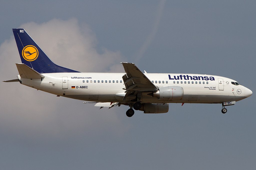 Lufthansa, D-ABEC, Boeing, B737-330, 14.04.2012, FRA, Frankfurt, Germany






