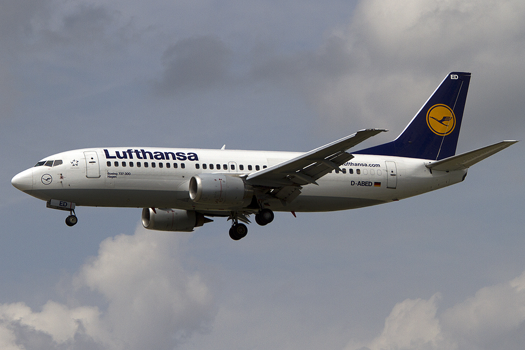 Lufthansa, D-ABED, Boeing, B737-330, 18.07.2012, FRA, Frankfurt, Germany



