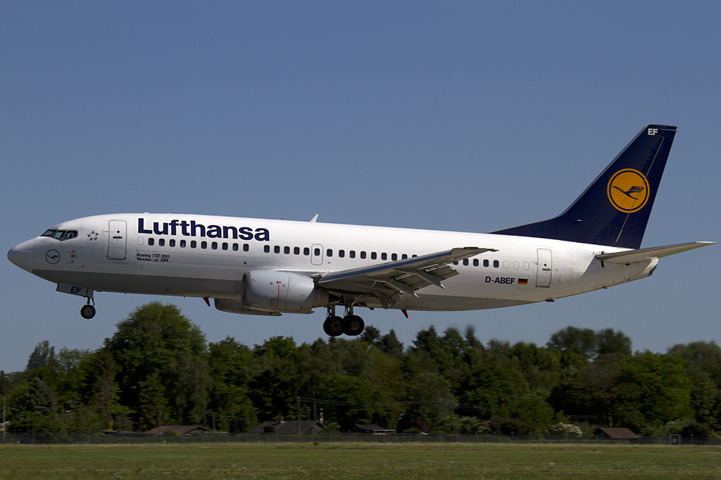 Lufthansa, D-ABEF, Boeing, B737-330, 03.06.2010, HAM, Hamburg, Germany 



