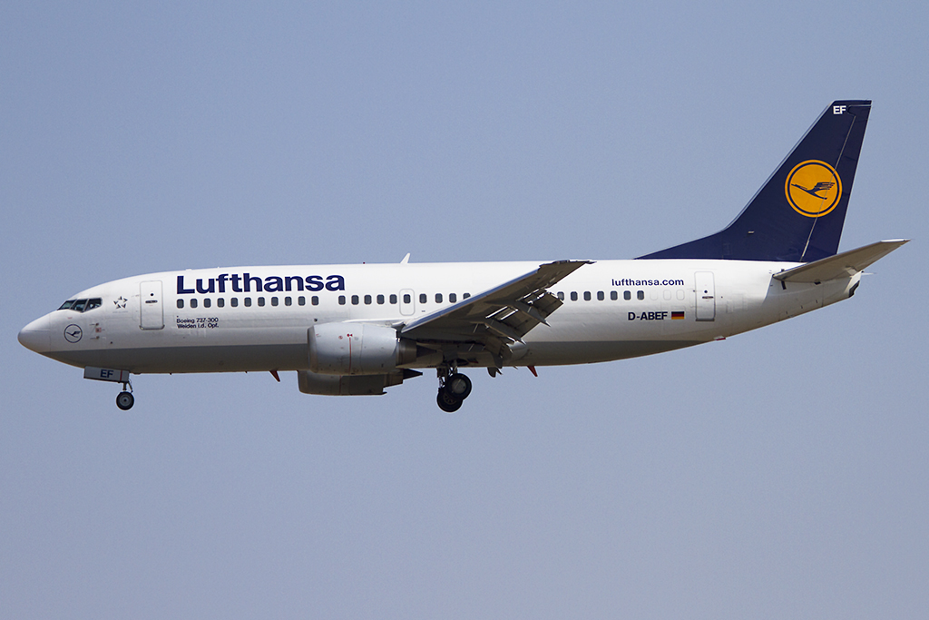 Lufthansa, D-ABEF, Boeing, B737-330, 06.09.2012, TLS, Toulouse, France 




