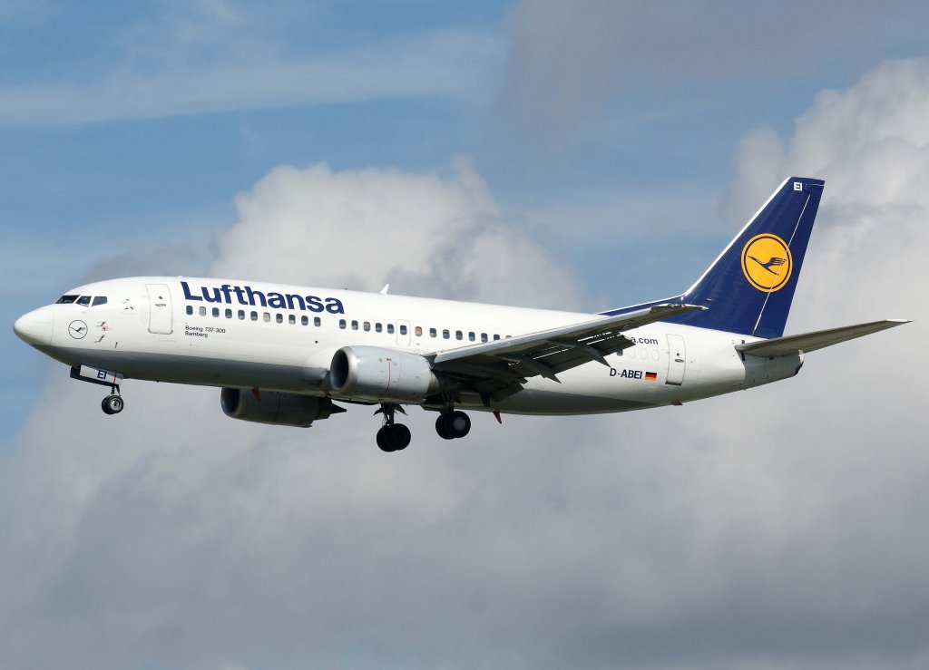 Lufthansa, D-ABEI  Bamberg , Boeing 737-300, 10.09.2011, FRA-EDDF, Frankfurt, Germany