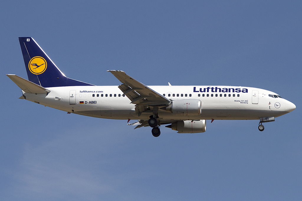 Lufthansa, D-ABEI, Boeing, B737-330, 26.05.2012, FRA, Frankfurt, Germany 





