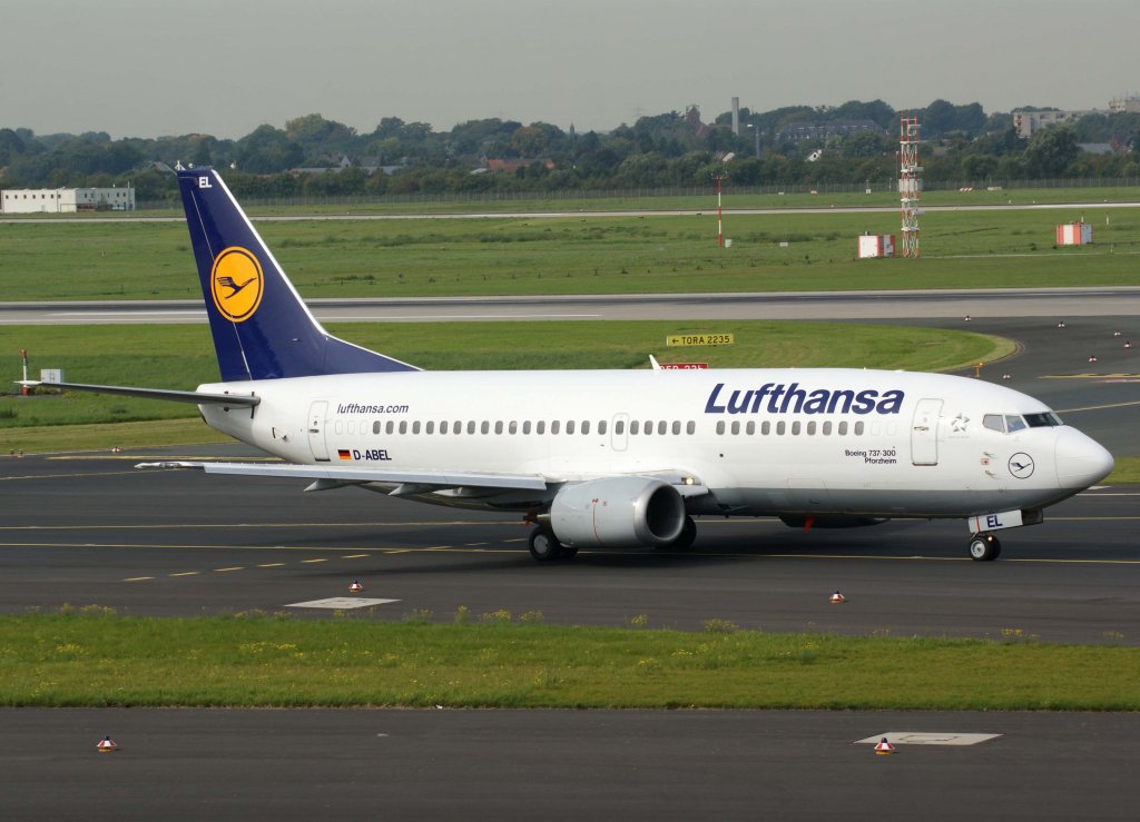 Lufthansa, D-ABEL, Boeing 737-300 (Pfozheim)(lufthansa.com), 2010.09.23, DUS-EDDL, Dsseldorf, Germany